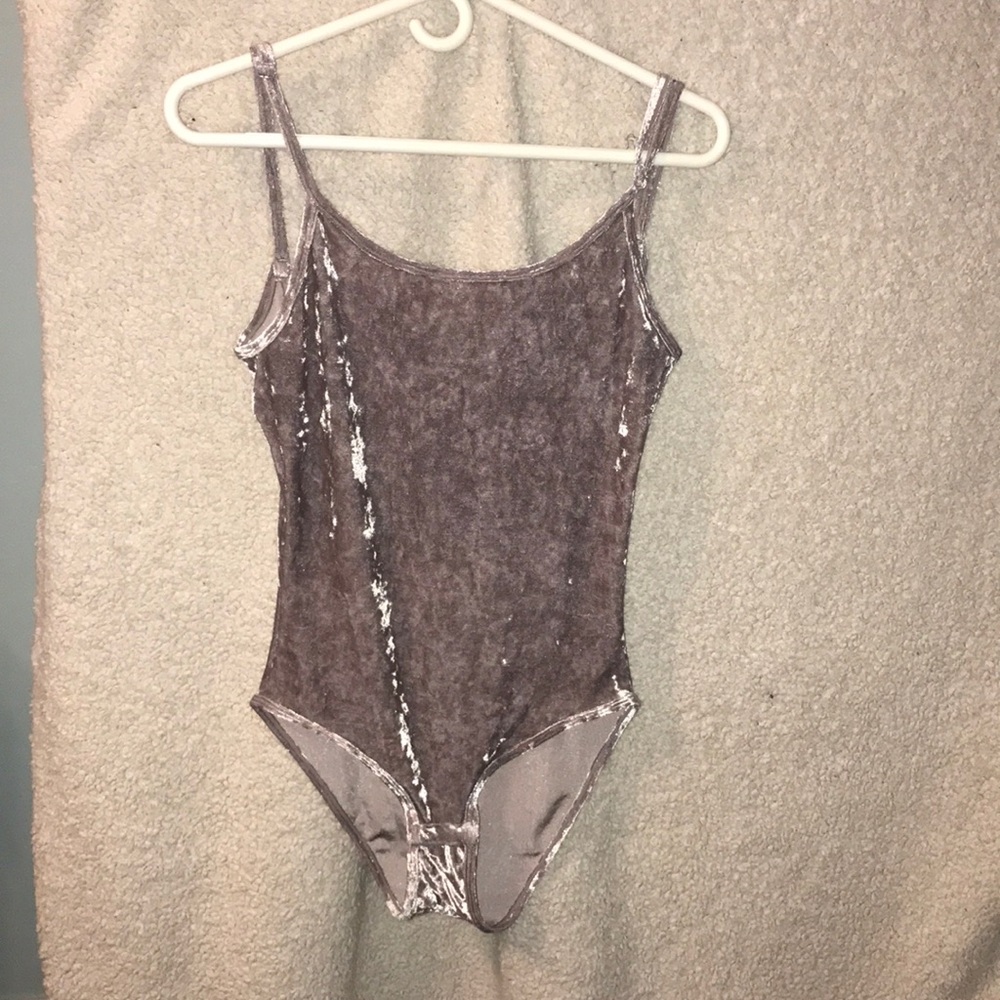 Velvet bodysuit